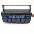 12V 6 Gang Rocker Switch Box encendido/apagado